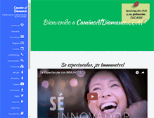 Tablet Screenshot of caminoaldiamante.com